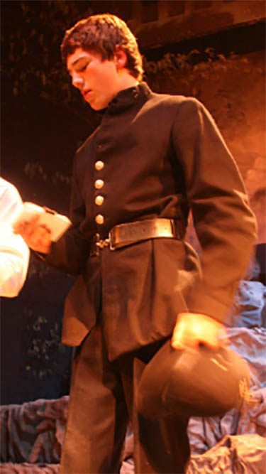 1920 Police uniform. Actor Callum Blake